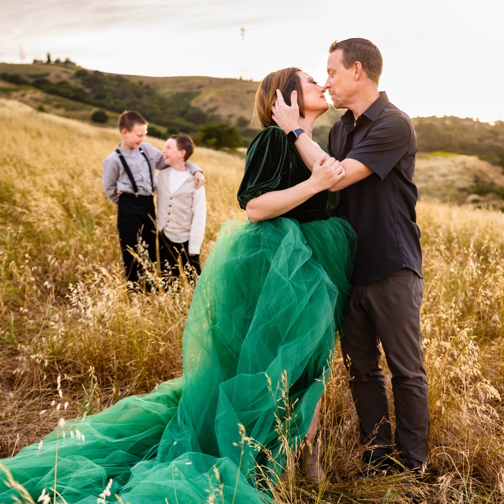 Elegant Green Evening Gown